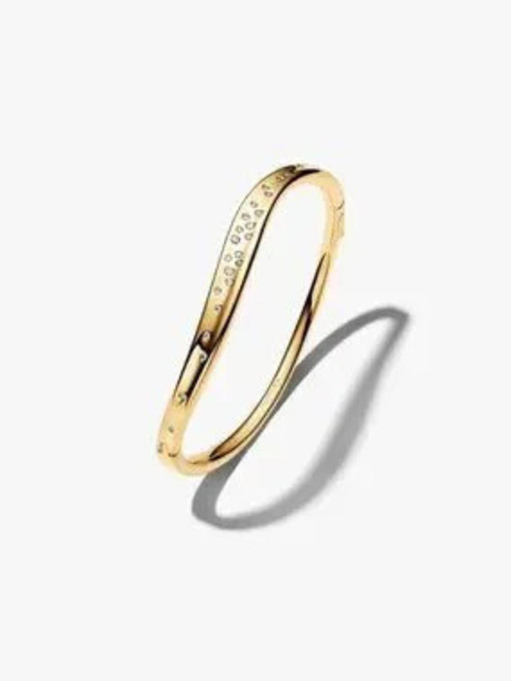 Pandora Organically Shaped Stone-Set Bangle